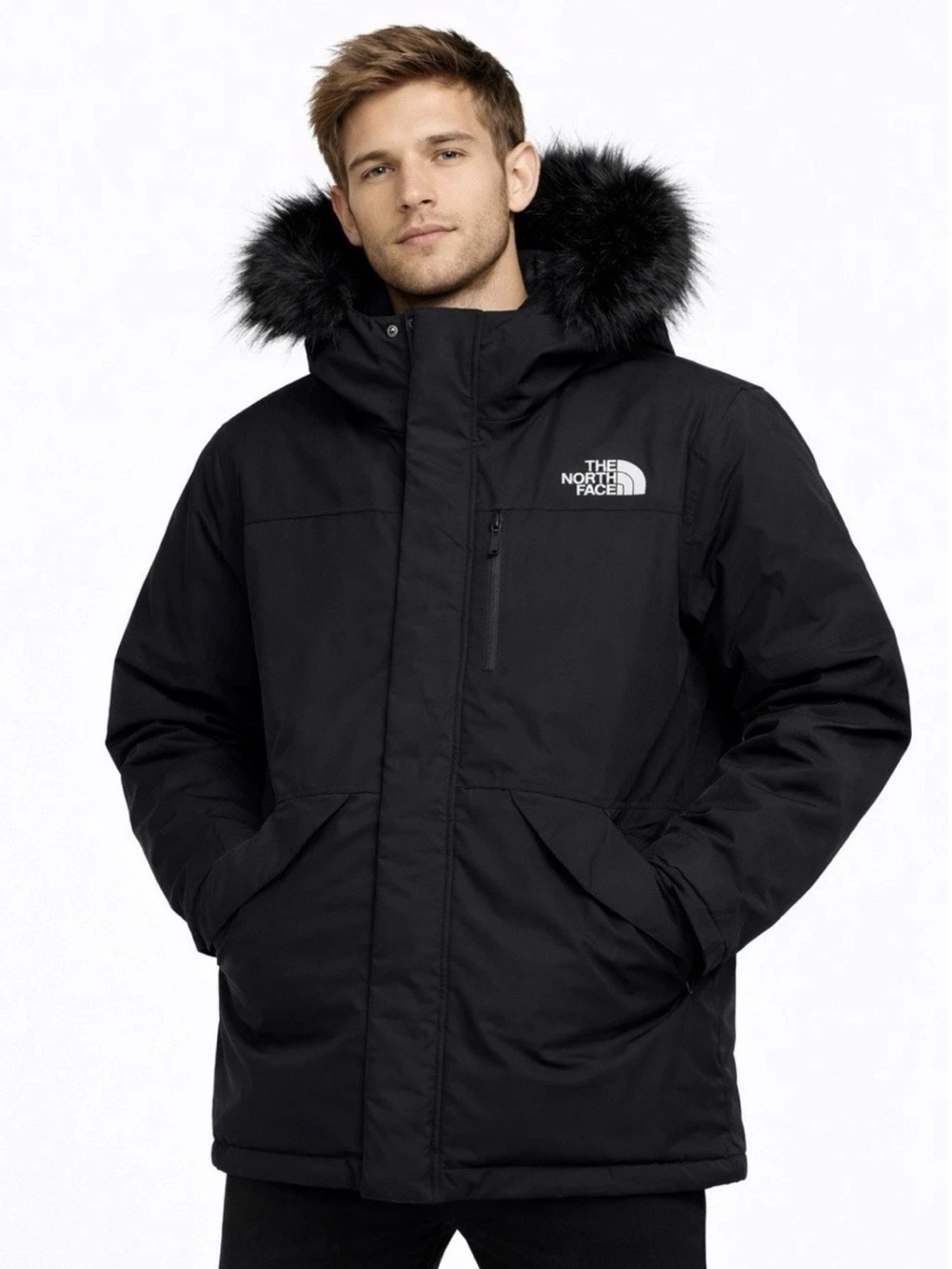The North Face Bedford McMurdo Down Parka Insulated Black Winter Jacket Sz L NWT